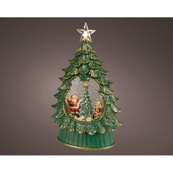 ALBERO LED CON SFERA ACQUA BABBO H.26
